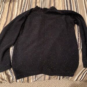 Woolly Threads Black Confetti Pull Over